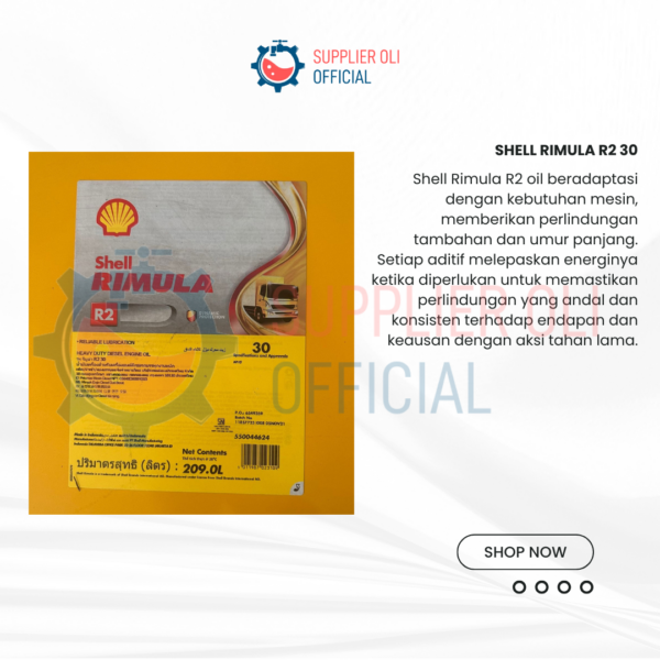 Shell Rimula R2 30 209L