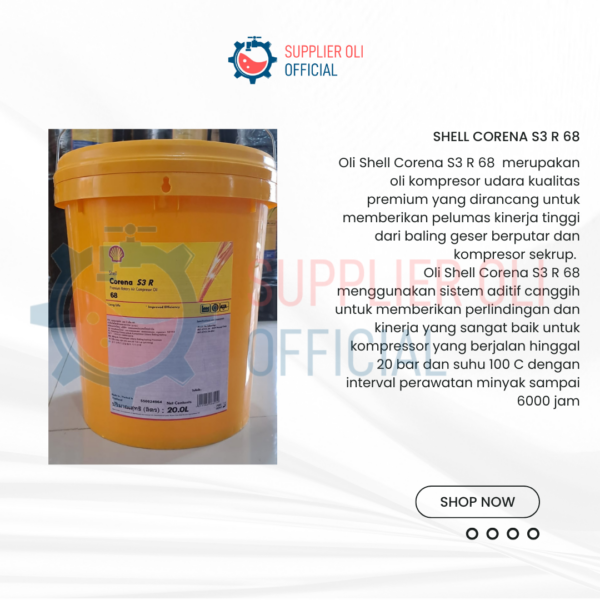 Shell Corena S3 R 68 20L