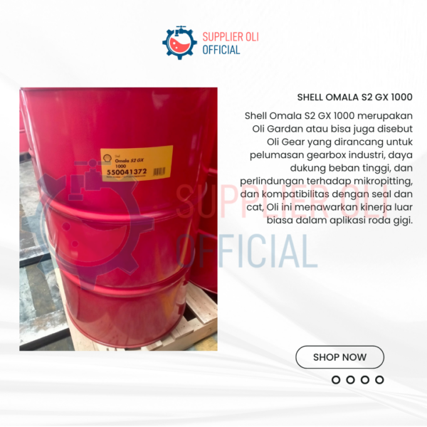 Shell Omala S2 GX 1000 209L