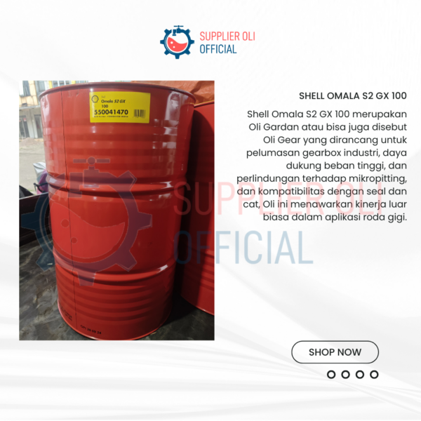 Shell Omala S2 GX 100 209L