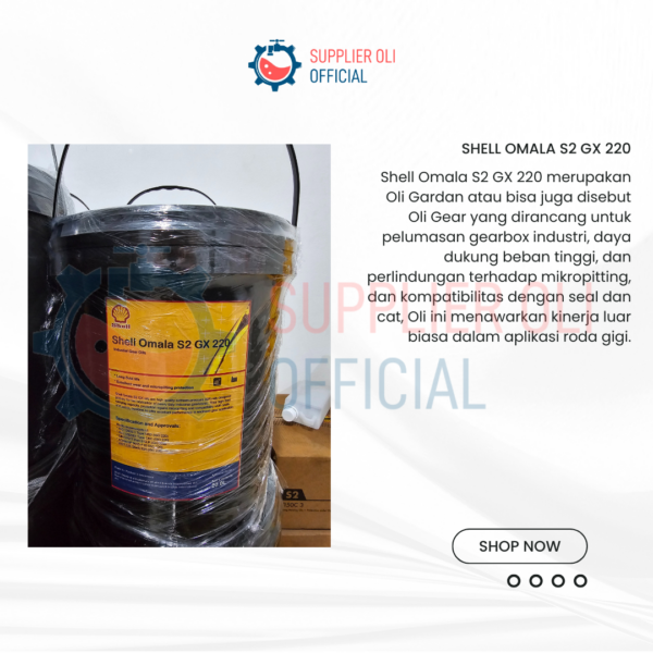 Shell Omala S2 GX 220 20L