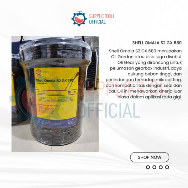 Shell Omala S2 GX 680 20L