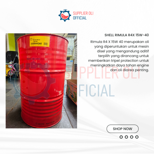 Shell Rimula R4X 15W-40 209L