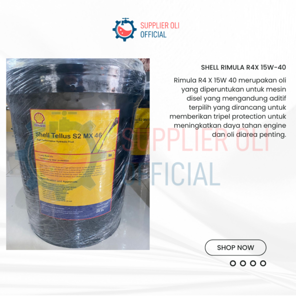 Shell Rimula R4X 15W-40 20L