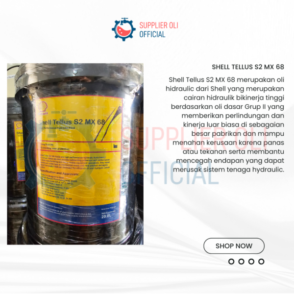 Shell Tellus S2 MX 68 209L